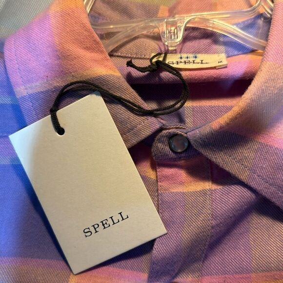 SPELL Wyatt Flannel Shirt in Pastel - Picture 11 of 14